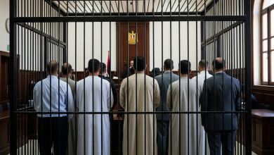 المتهمون في قضية الهيكل الإداري للإخوان