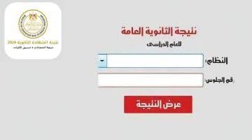 نتيجة الثانوية العامة