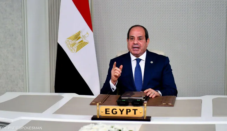 الرئيس السيسي الاعتراف بالدولة الفلسطينية القضية الفلسطينية حل الدولتين الضغط الدولي