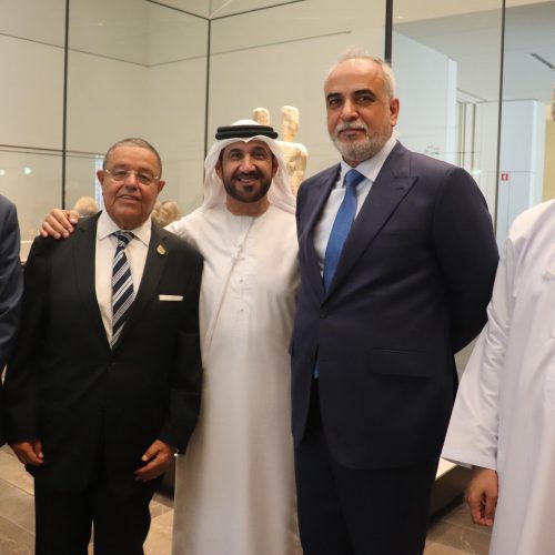 وفد البرلمان العربي، زيارة الإمارات، مسجد الشيخ زايد الكبير، متحف اللوفر أبوظبي.