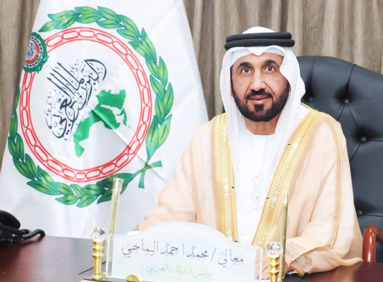 رئيس البرلمان العربي، اليوم الدولي للسلام، إنهاء الاحتلال الإسرائيلي، دولة فلسطينية مستقلة.