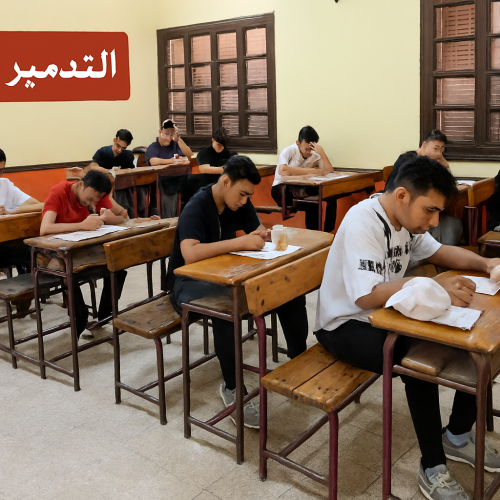 طلاب يواجهون نظام البكالوريا الجديد المدمر