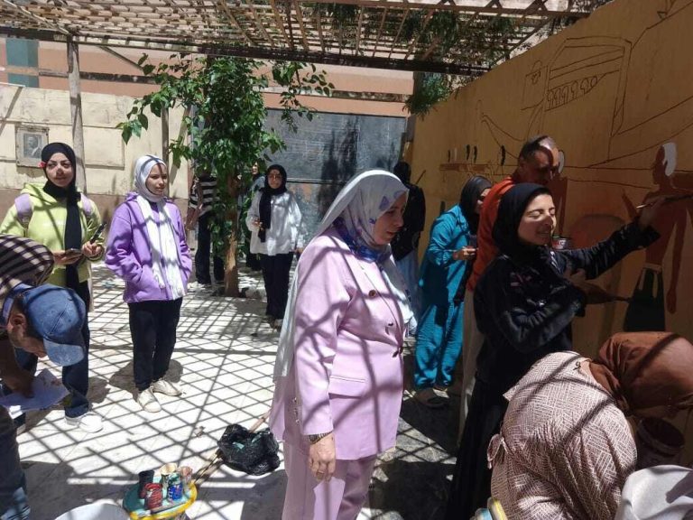 تأسيس جماعة محبو المتحف الكبير  بمدرسة ربيع فلاح الثانوية بنات بديرب نجم