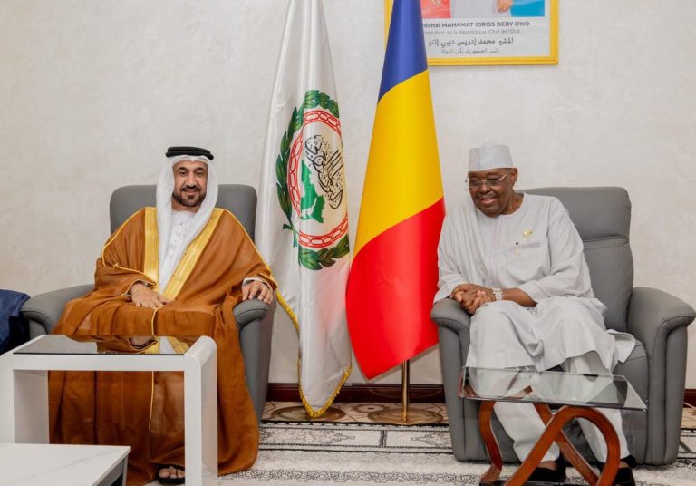 رئيس البرلمان العربي يلتقي رئيس مجلس الشيوخ بتشاد