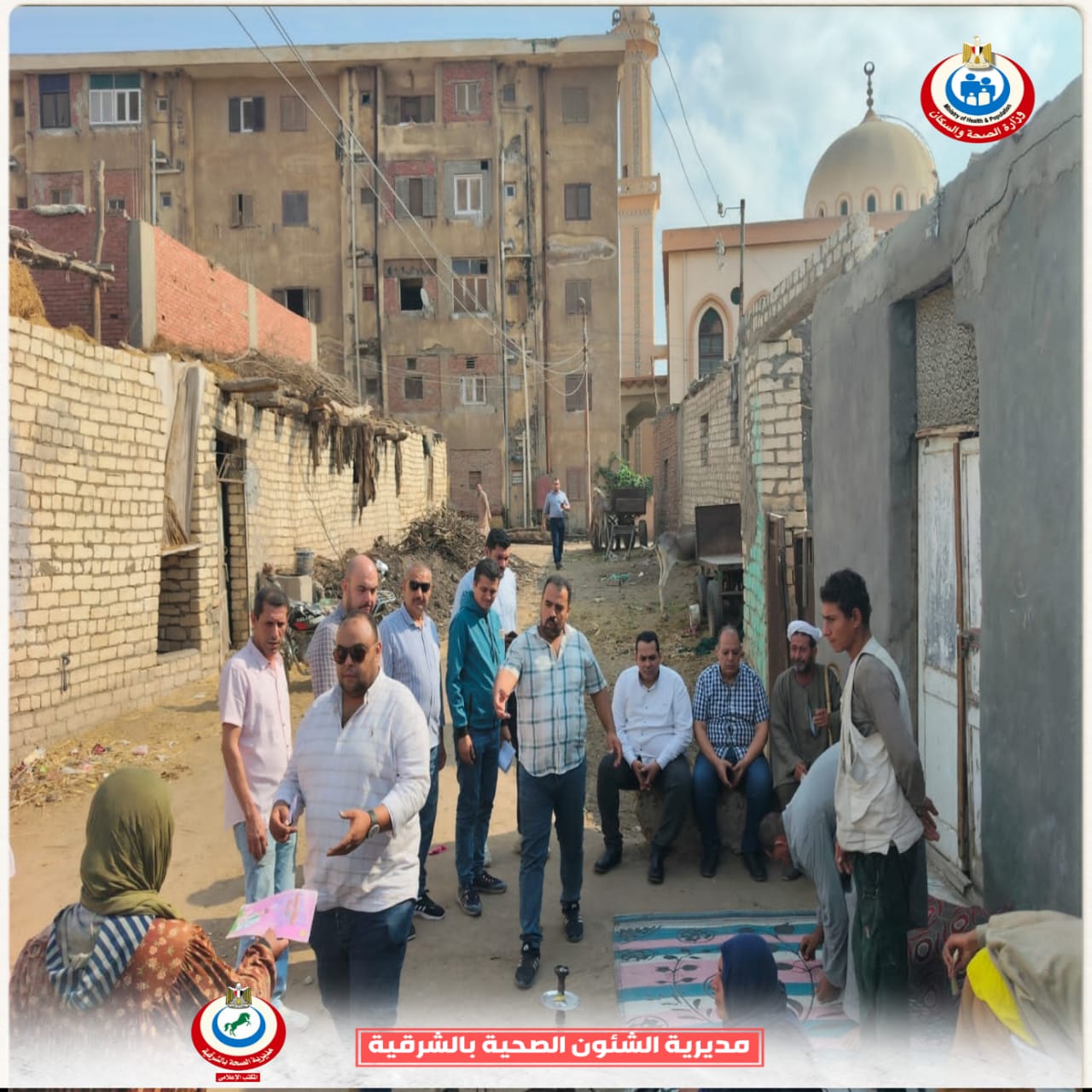 تطعيم الأطفال المتخلفين بأبوحماد, صحة الشرقية, الأعمال الوقائية, إدارة أبوحماد الصحية, هلال زايد