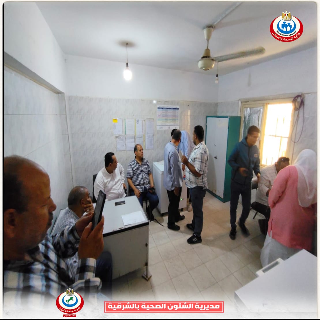 تطعيم الأطفال المتخلفين بأبوحماد, صحة الشرقية, الأعمال الوقائية, إدارة أبوحماد الصحية, هلال زايد