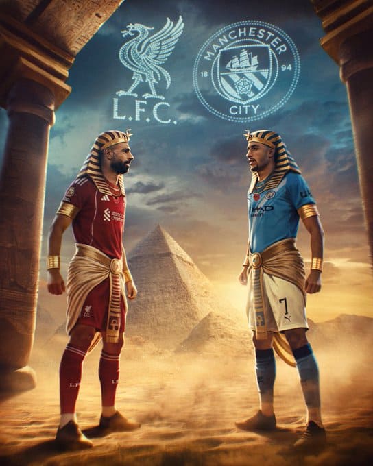 قمة الدوري الإنجليزي، ليفربول، محمد صلاح، عمر مرموش، الدوري الإنجليزي، جوارديولا، أرني سلوت