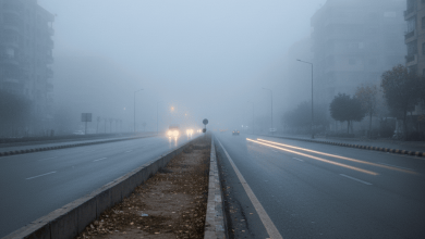 الطقس في مصر، الأرصاد الجوية، انخفاض درجات الحرارة، أمطار، شبورة مائية، القاهرة، الصعيد