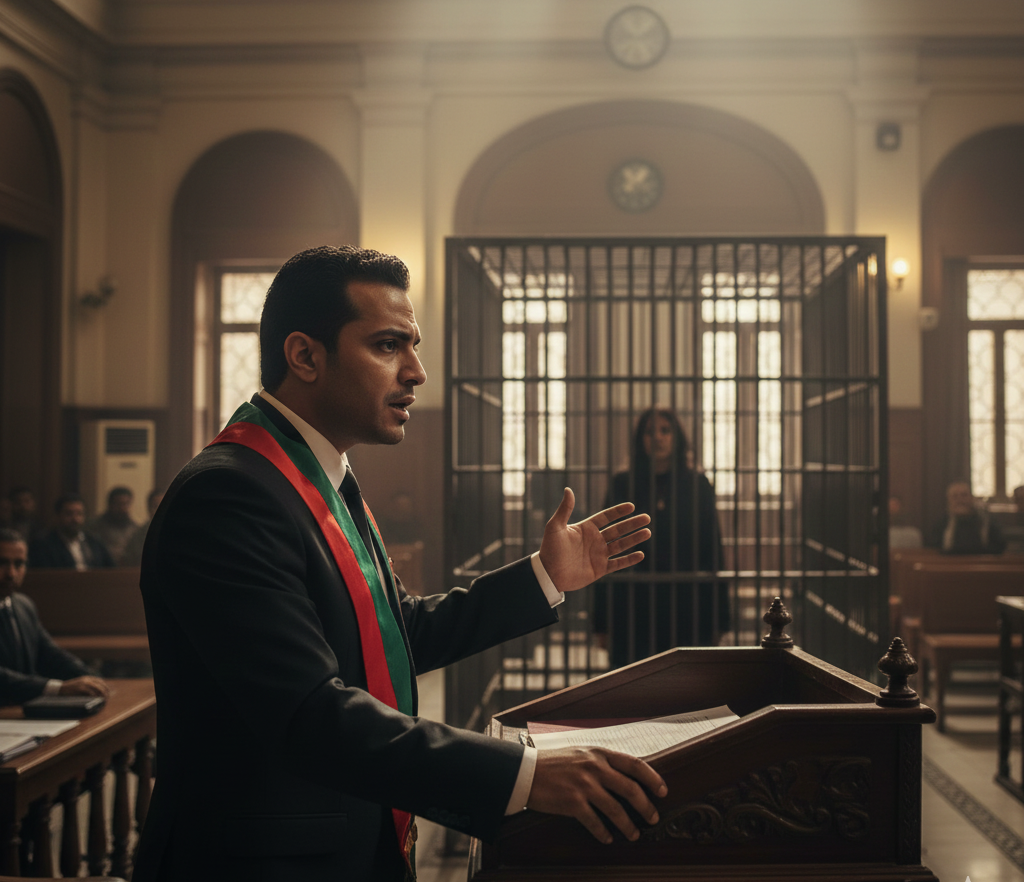 قضية المخدرات الكبرى سارة خليفة 2025 النيابة العامة، مرافعة النيابة، التجمع الأول، الإعدام شنقاً، عصابة دولية