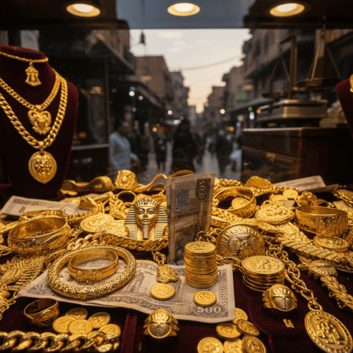 أسعار الذهب اليوم الأربعاء، الذهب عيار 21، سعر الذهب في مصر، الجنيه الذهب، الأوقية العالمية