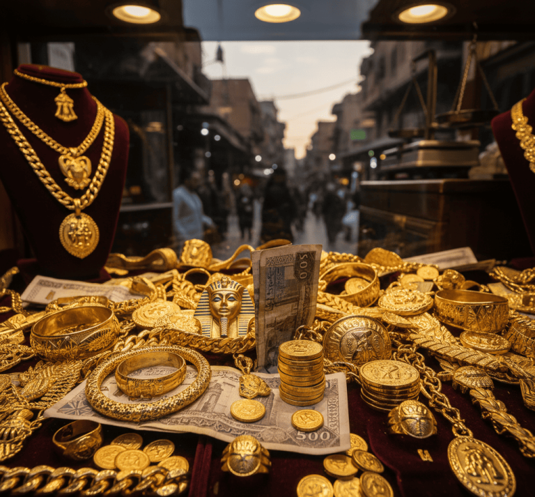 أسعار الذهب اليوم الأربعاء، الذهب عيار 21، سعر الذهب في مصر، الجنيه الذهب، الأوقية العالمية