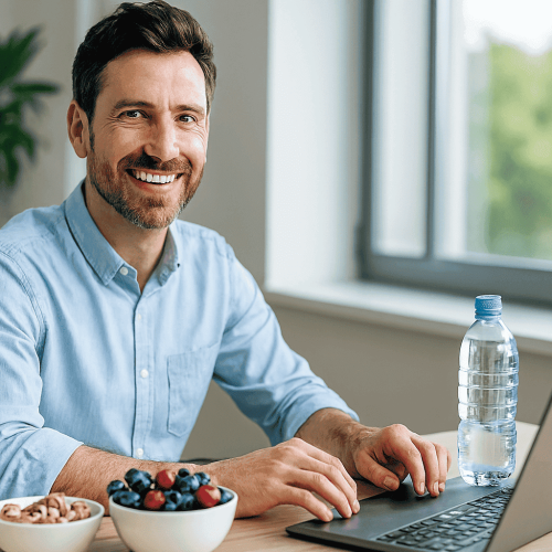 تعرف على أطعمة تحمي القلب للموظفين الذين يجلسون لفترات طويلة وتقلل من أضرار الجلوس.