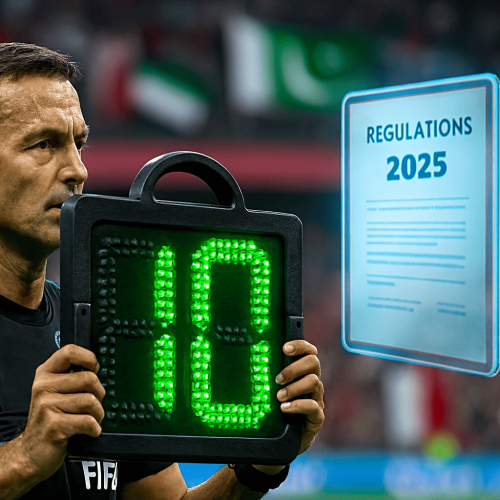 قانون الـ10لاعبين كأس العرب 2025، لوائح الفيفا، منتخب مصر، فيفا قطر 2025، أخبار الرياضة، قوانين كرة القدم الجديدة، الدليل نيوز، كريم محمد