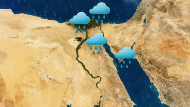 حالة الطقس اليوم, الأرصاد الجوية, خريطة الأمطار, أمطار القاهرة اليوم, طقس الإسكندرية, درجات الحرارة الثلاثاء, الشتاء في مصر, أخبار الطقس, الدليل نيوز, كريم محمد