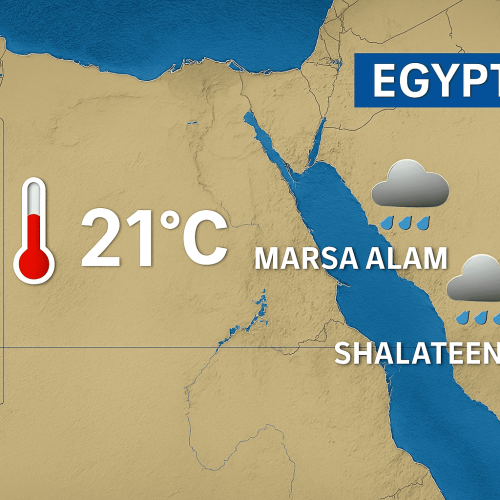 خريطة سقوط الأمطار اليوم في مصر وتوقعات الأرصاد