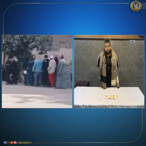 قوات الشرطة تضبط متهم بشراء الأصوات وتوزيع رشوة انتخابية في المطرية