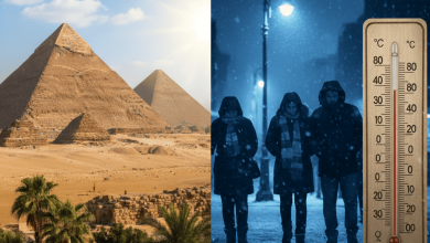 تباين درجات الحرارة بين النهار والليل في طقس اليوم السبت حالة الطقس الآن