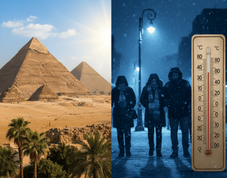 تباين درجات الحرارة بين النهار والليل في طقس اليوم السبت حالة الطقس الآن