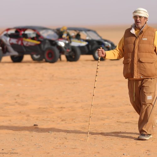 الرحالة عبدالرحيم العرجان في رحلة المسير والترحال على درب زبيدة