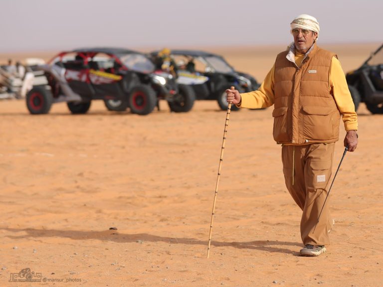 الرحالة عبدالرحيم العرجان في رحلة المسير والترحال على درب زبيدة