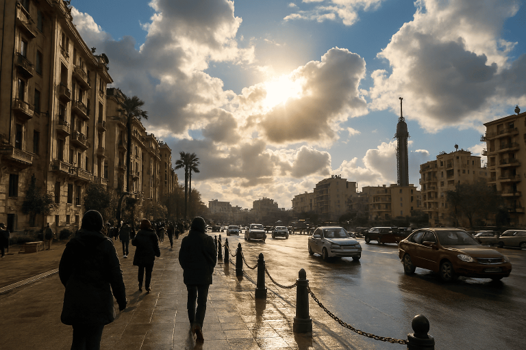 أماكن سقوط الأمطار