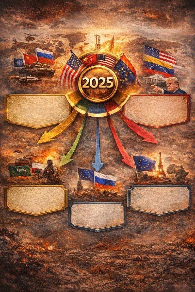 حصاد 2025 سياسيًا: عام التحولات الكبرى وعودة التوترات الدولية