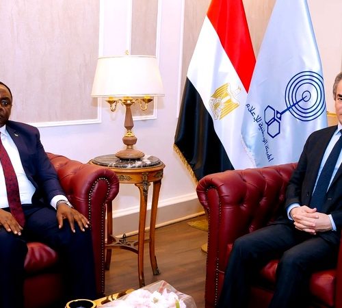 أحمد المسلماني رئيس الوطنية للإعلام يستقبل سفير تنزانيا بماسبيرو