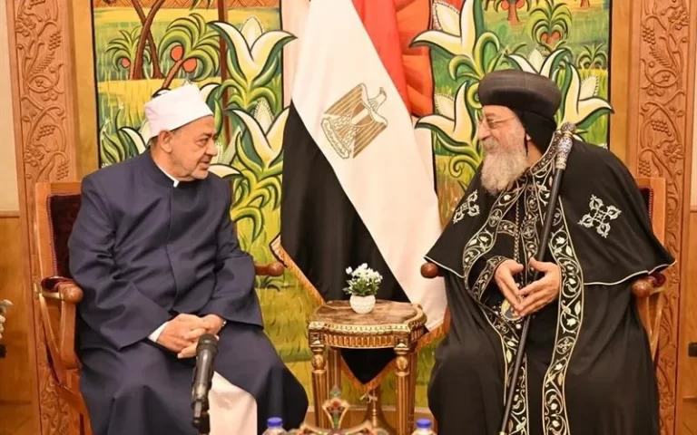 شيخ الأزهر، البابا تواضروس، أحمد الطيب، الكنيسة المصرية، الأزهر الشريف، الوحدة الوطنية، أخبار مصر اليوم، صحة البابا تواضروس.