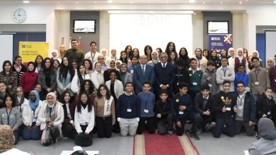 طلاب يشاركون في مسابقة Science Stars بالجامعة الألمانية بالقاهرة