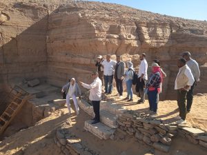 الدكتور هشام الليثي الأمين العام للمجلس الأعلى للآثار في جولة بأسوان