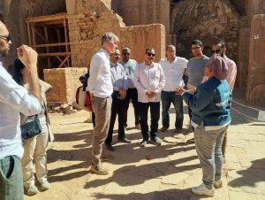 الدكتور هشام الليثي الأمين العام للمجلس الأعلى للآثار في جولة بأسوان