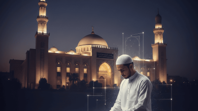 رجل يصلي في المسجد ليلاً - حكم الصيام بدون صلاة دار الإفتاء