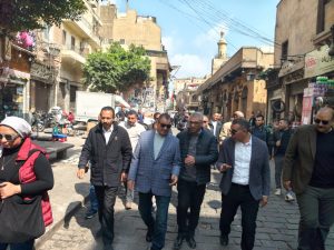 جولة ميدانية لمسؤولي المجلس الأعلى للآثار في منطقة القاهرة التاريخية
