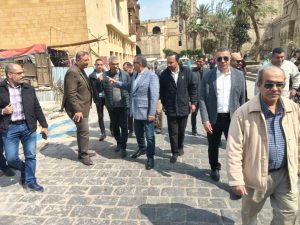 جولة ميدانية لمسؤولي المجلس الأعلى للآثار في منطقة القاهرة التاريخية