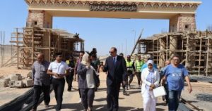 بوابة المدخل الغربي لمدينة سوهاج بعد أعمال التطوير