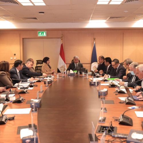 اجتماع مجلس إدارة المجلس الأعلى للآثار برئاسة وزير السياحة والآثار شريف فتحي