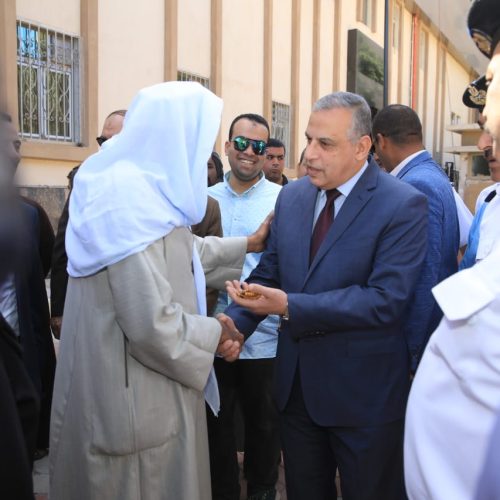 محافظ سوهاج يتفقد سوق مدينة ناصر الحضري الجديد