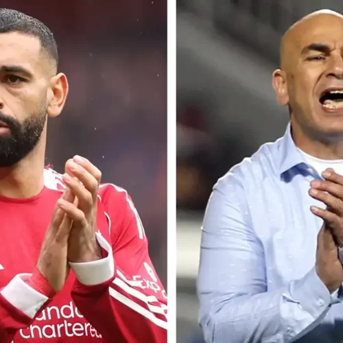 محمد صلاح نجم ليفربول حسام حسن المدير الفني لمنتخب مصر