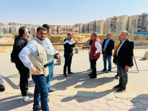 متابعة أعمال صيانة شبكات الري والزراعة في كمبوند دار مصر ب حدائق أكتوبر