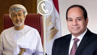 السيسي وسلطان عمان لبحث استهداف ميناء الدقم
