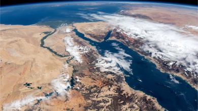 صور الأقمار الصناعية ترصد تدفق السحب والأمطار على جنوب الصعيد والبحر الأحمر