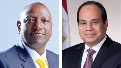 الرئيس السيسي يبحث مع رئيس كينيا تطورات الأزمة السودانية وملف مياه النيل