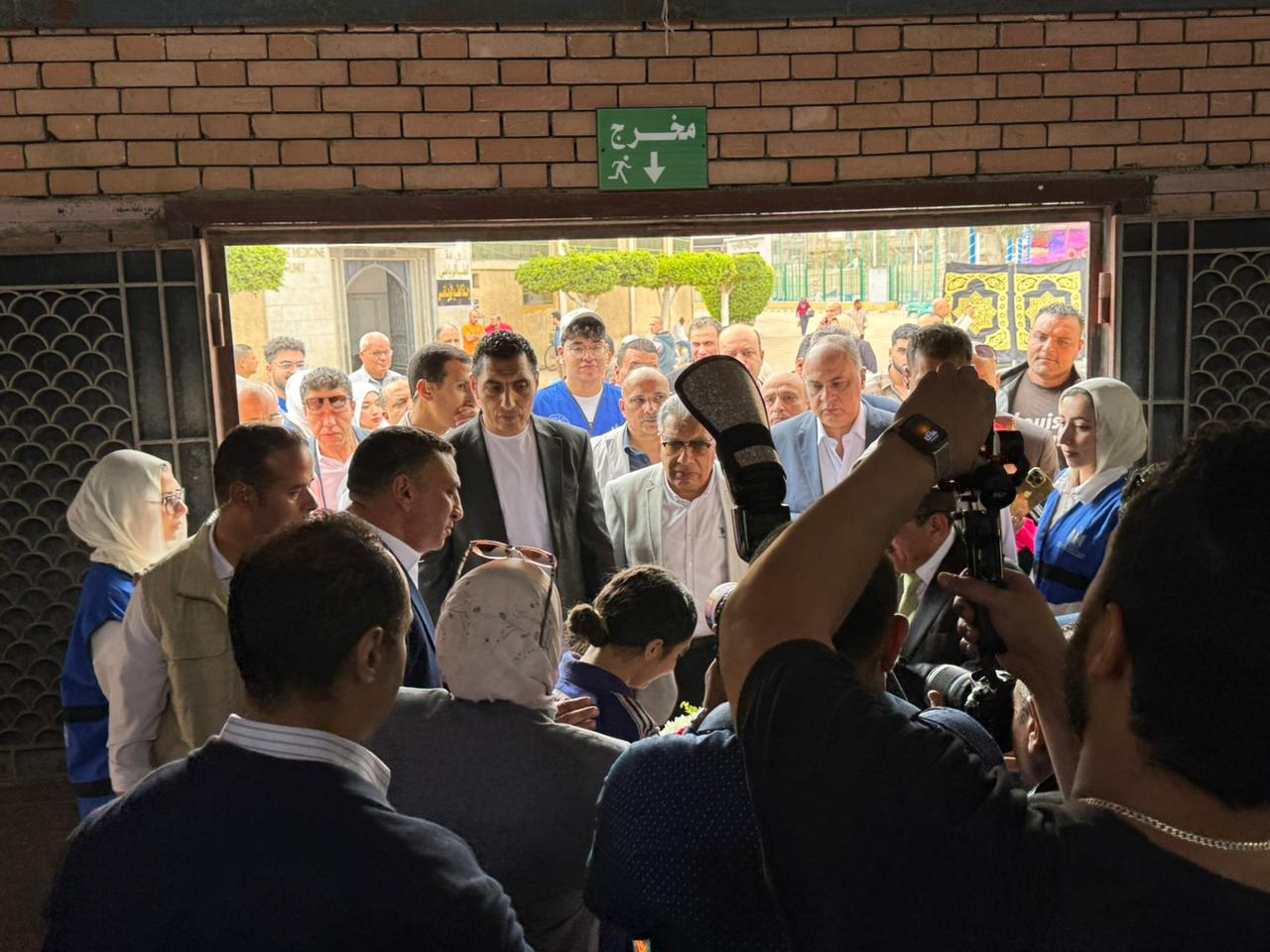 شباب YLY ينظم زيارة وزير الشباب ومحافظ الدقهلية لمشروعات المنصورة الرياضية