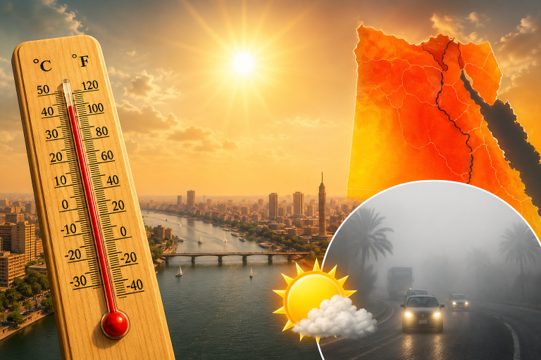 الأرصاد تحذر: طقس حار نهارًا وشبورة كثيفة تعطل الرؤية صباحًا!