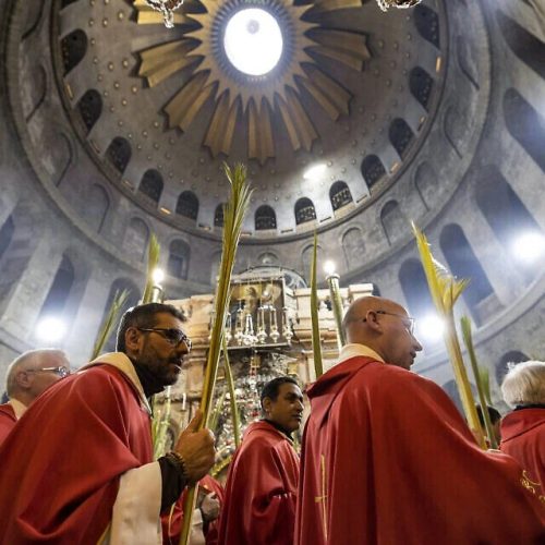 أسبوع الآلام، أحد الشعانين، البصخة، الفصح، الآثار والفنون القبطية