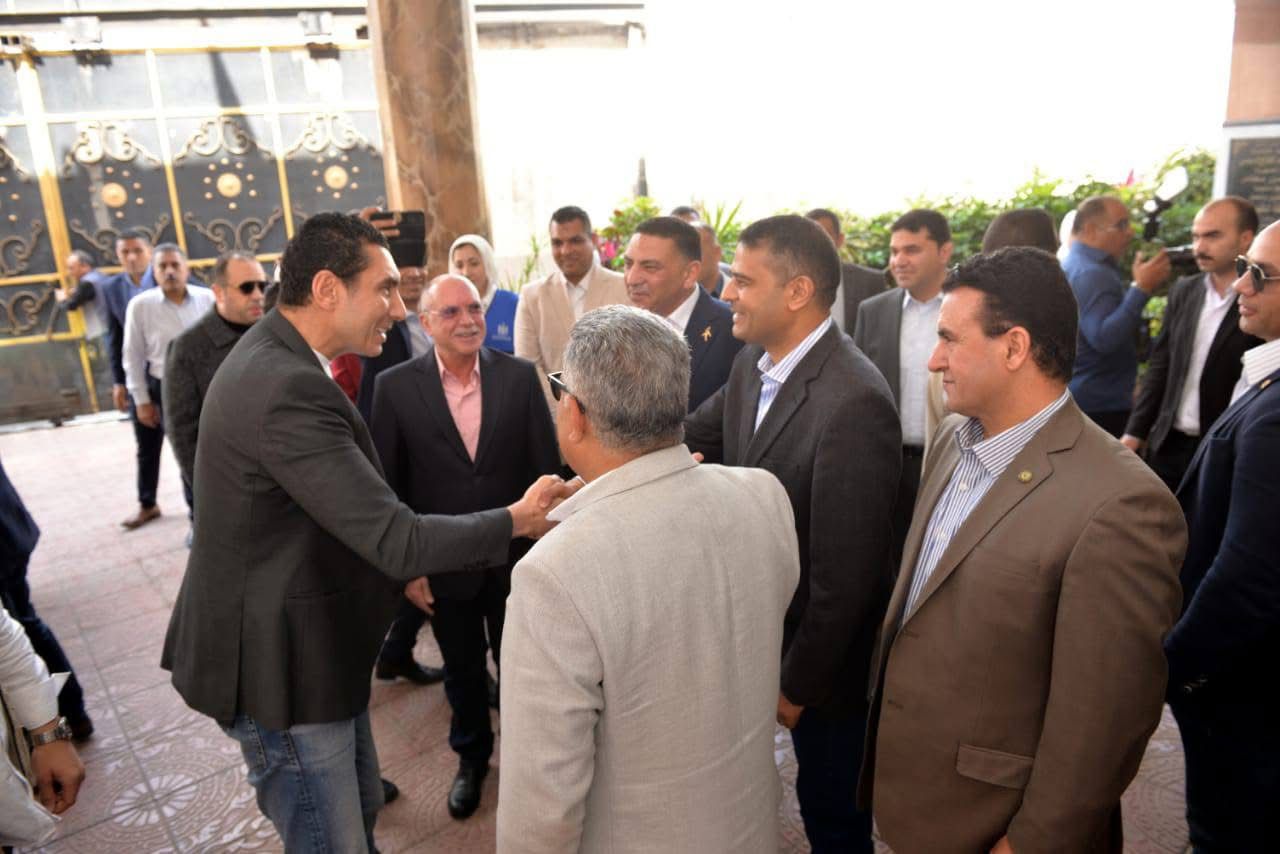 شباب YLY ينظم زيارة وزير الشباب ومحافظ الدقهلية لمشروعات المنصورة الرياضية