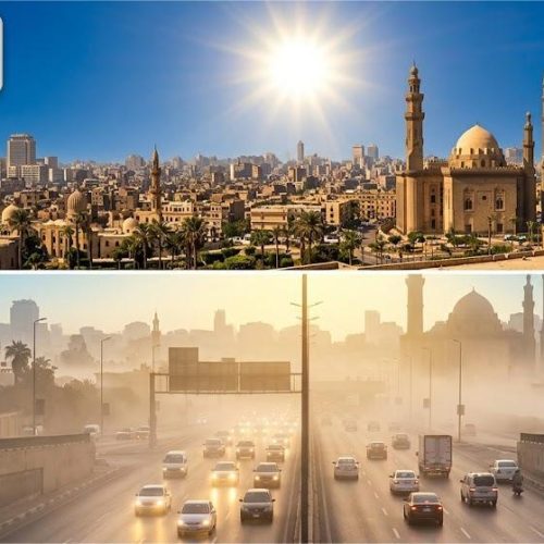 ارتفاع مؤقت في الحرارة بالقاهرة مع شبورة مائية صباحاً