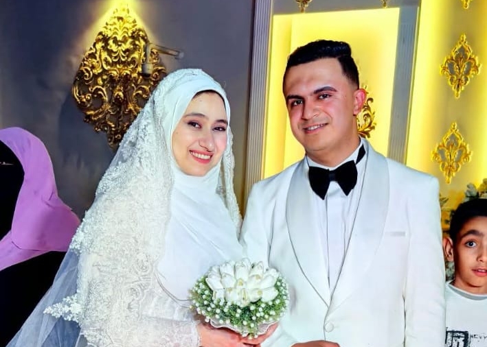 ألف مبروك للعروسين أحمد وأميرة