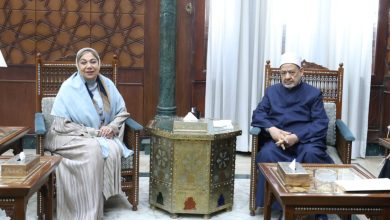 شيخ الأزهر الدكتور أحمد الطيب يلتقي رئيسة الأمانة الفنية للمجلس الوطني للتعليم