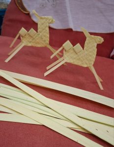 أسبوع الآلام، أحد الشعانين، البصخة، الفصح، الآثار والفنون القبطية